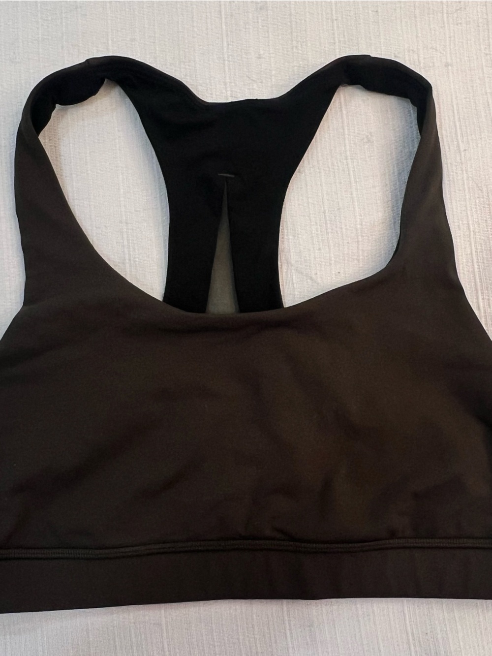 lululemon athletica Black Racerback Sports Bra